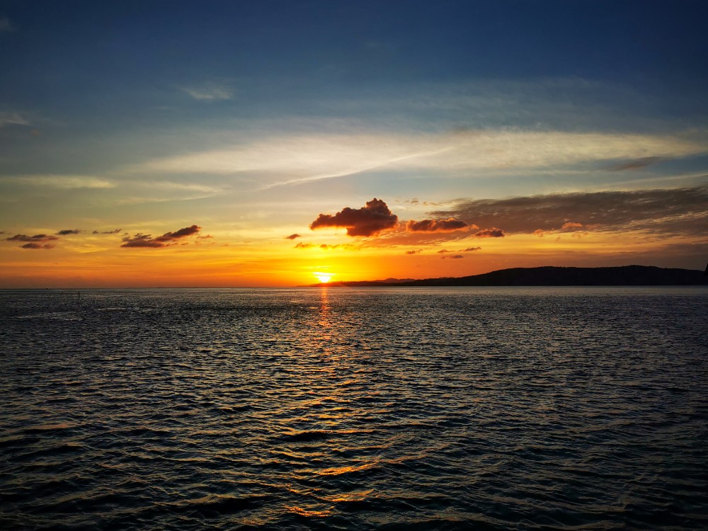 Ein letzter toller Sonnenuntergang