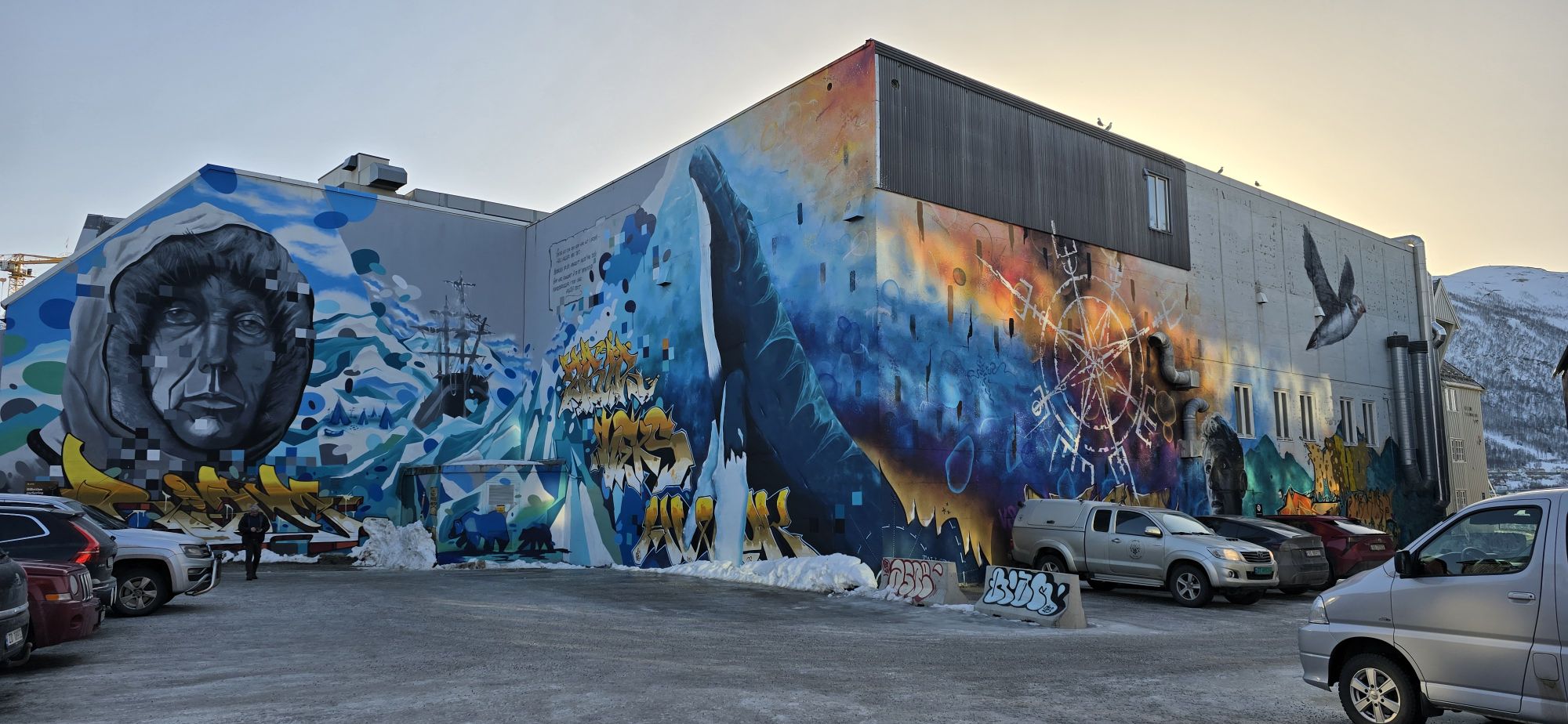 Sogar Street Art gibt es hier