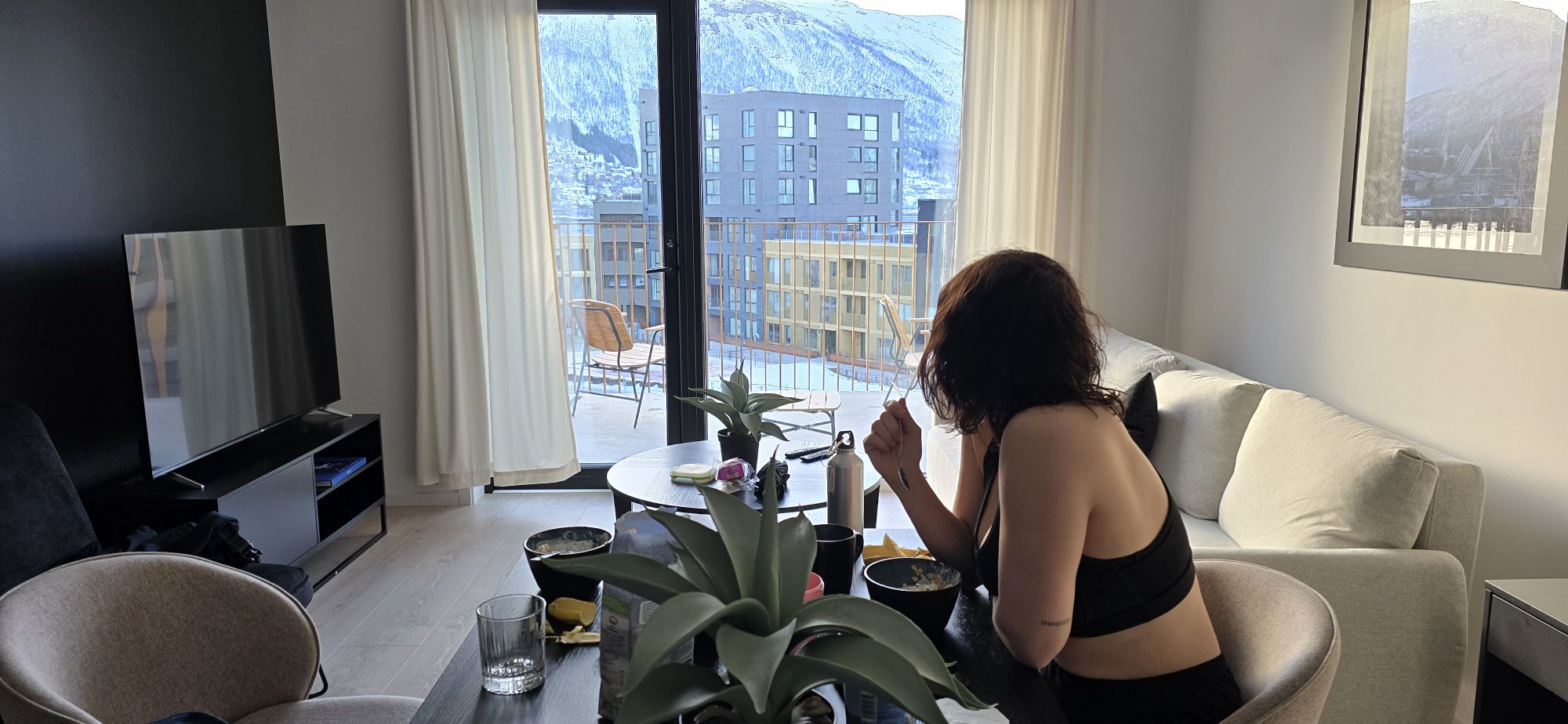 So ein toller Ausblick schon zum Frühstück