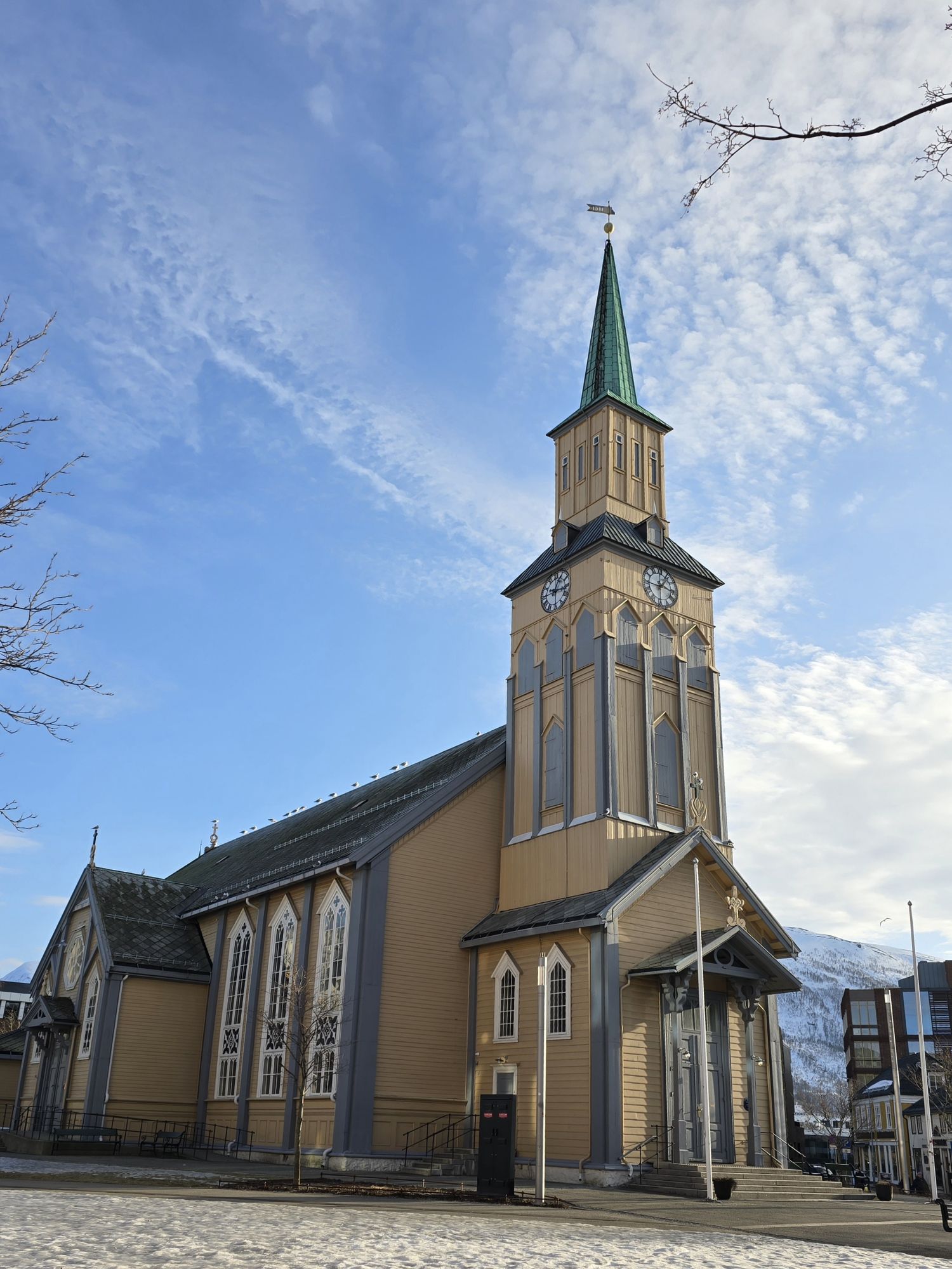 Die schöne Kirche in Tromsø
