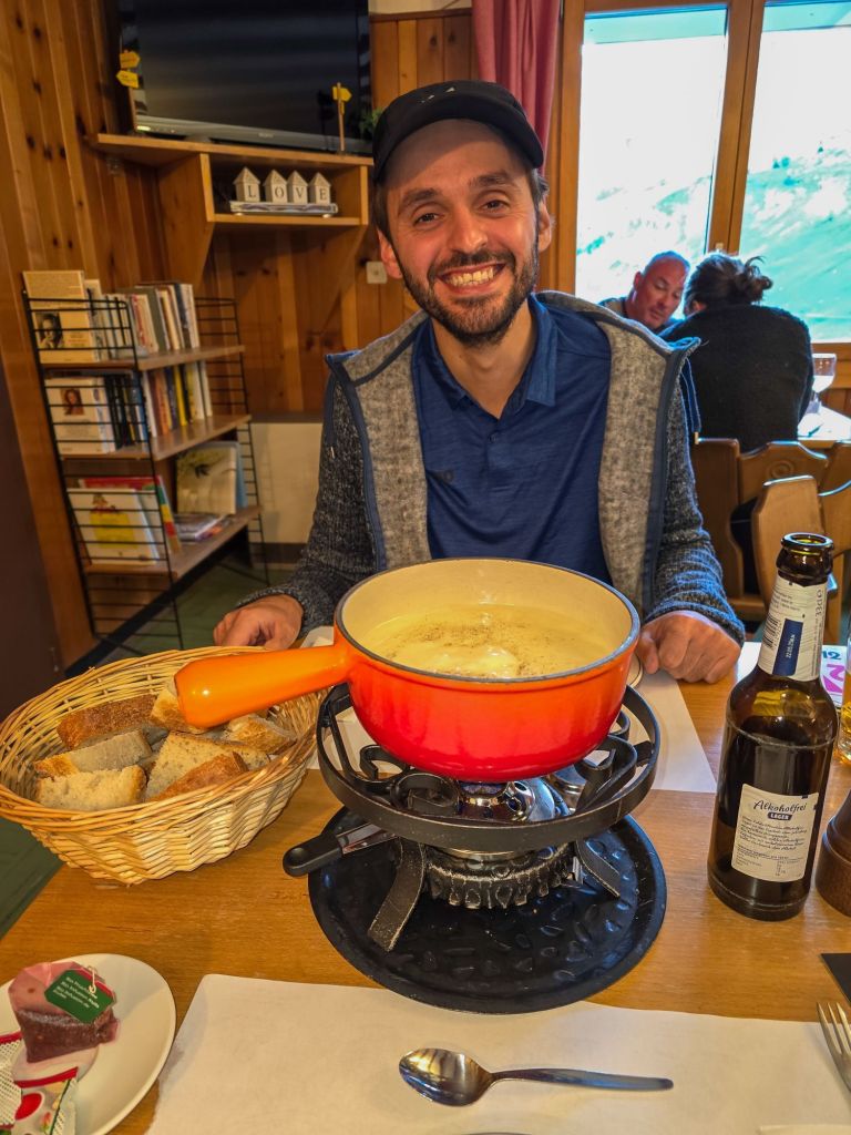 Da freut sich jemand auf die Riesenportion Käse