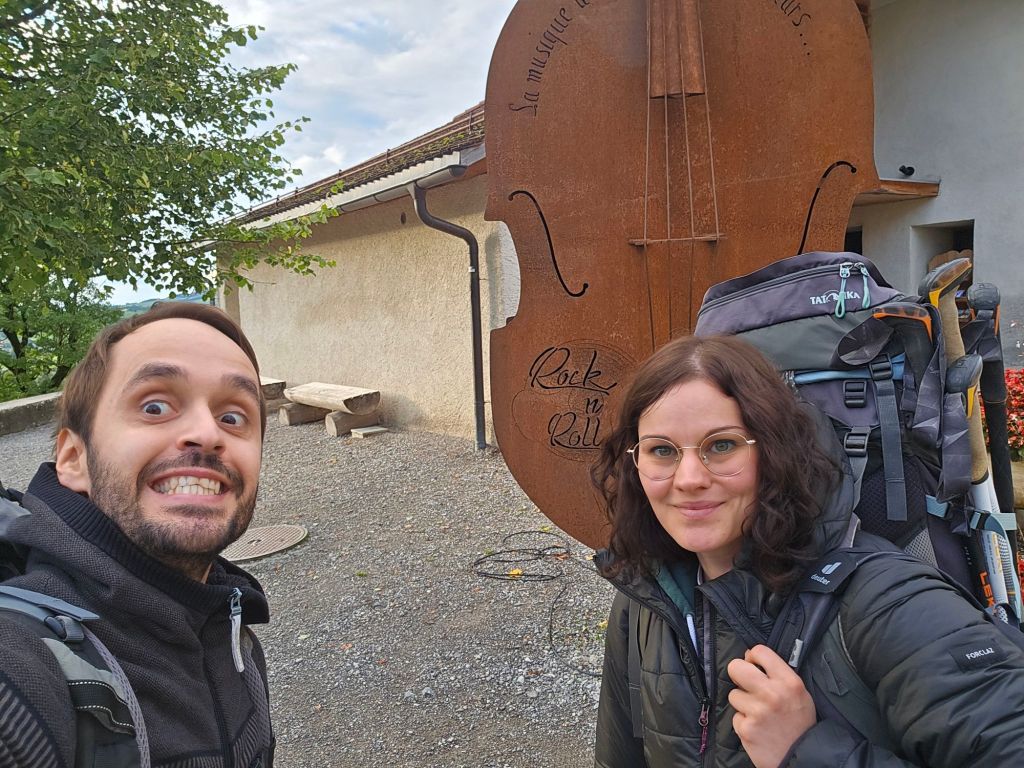 Ein erstes Urlaubsselfie mit Rock'n'Roll
