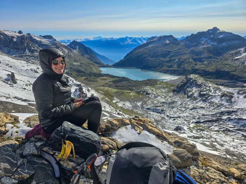 Kurzes Päuschen mit Ausblick
