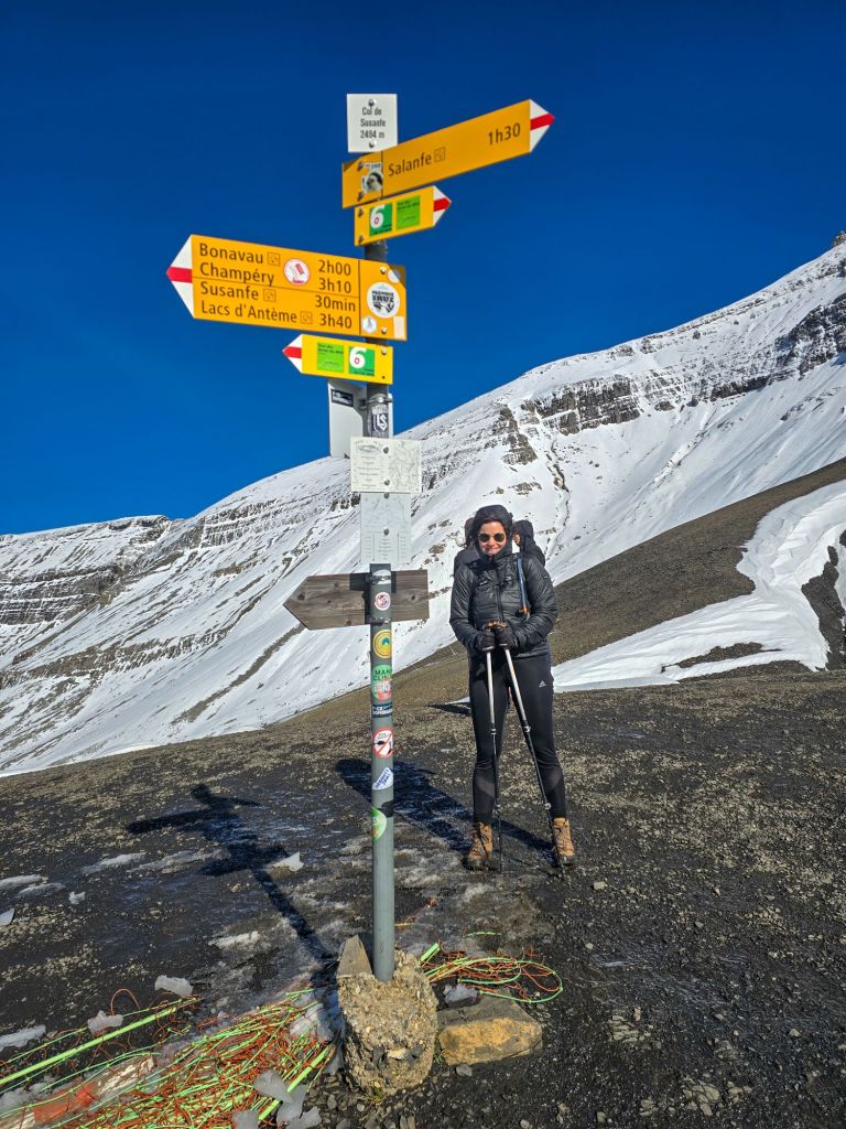 Steife Brise am höchsten Punkt für heute