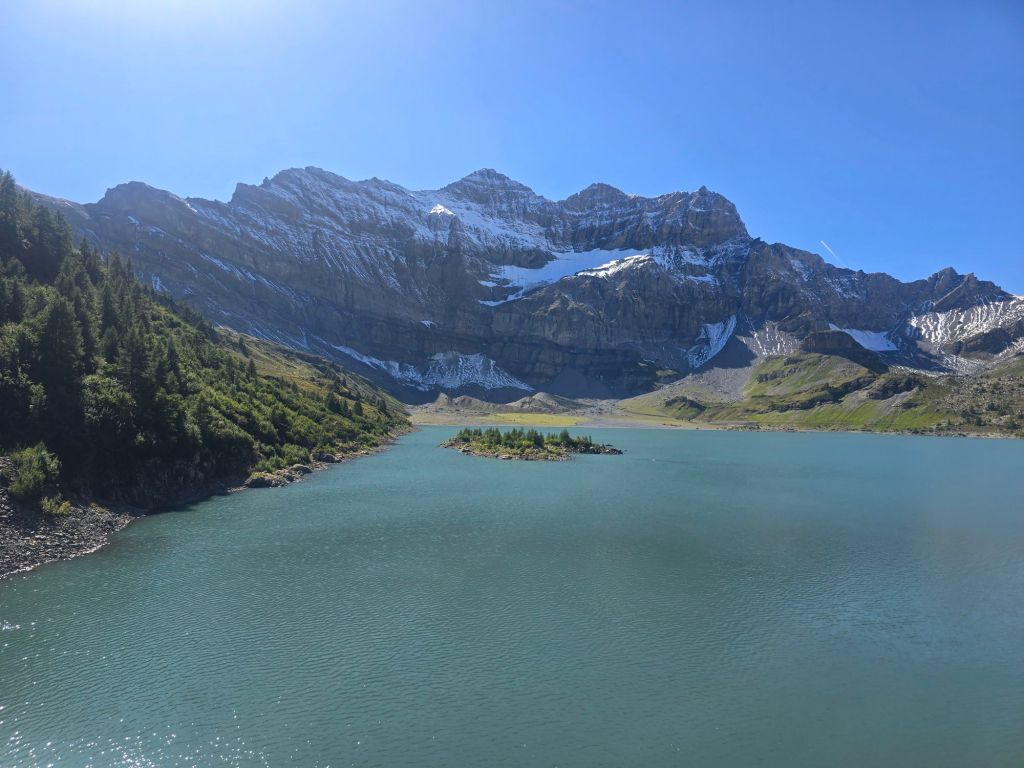 Der tolle Blick von der Staumauer