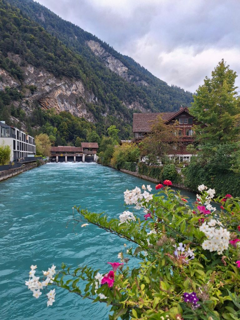Wir spazieren noch ein bisschen an der Aare entlang