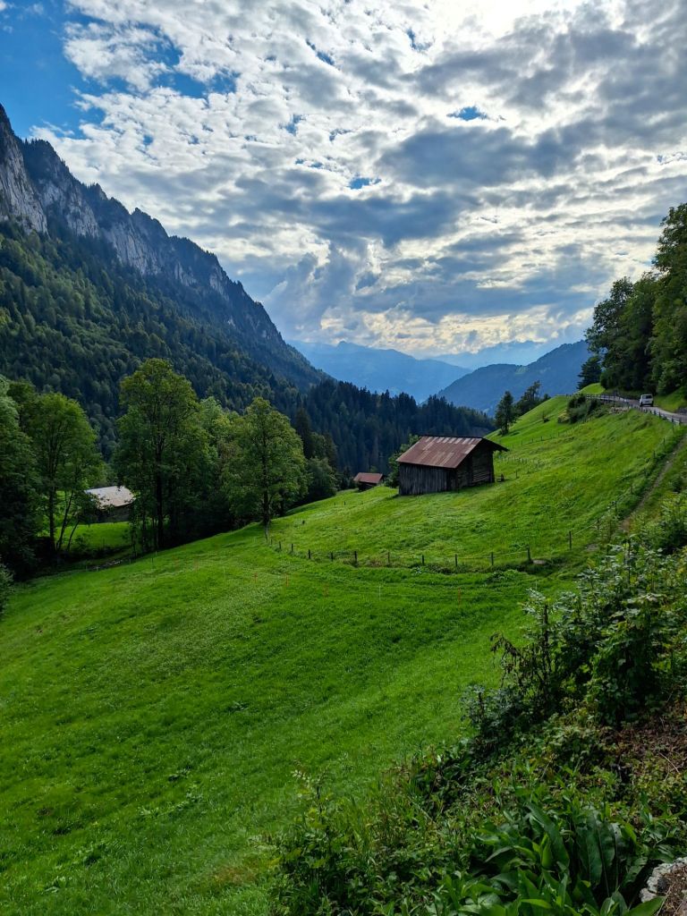 Auch beim Abstieg war die Aussicht total schön