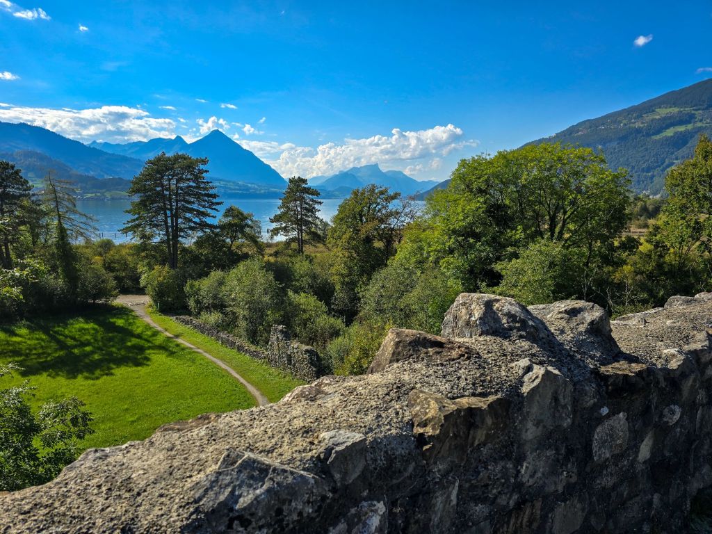 Auch von der Ruine gibts nen schönen Ausblick