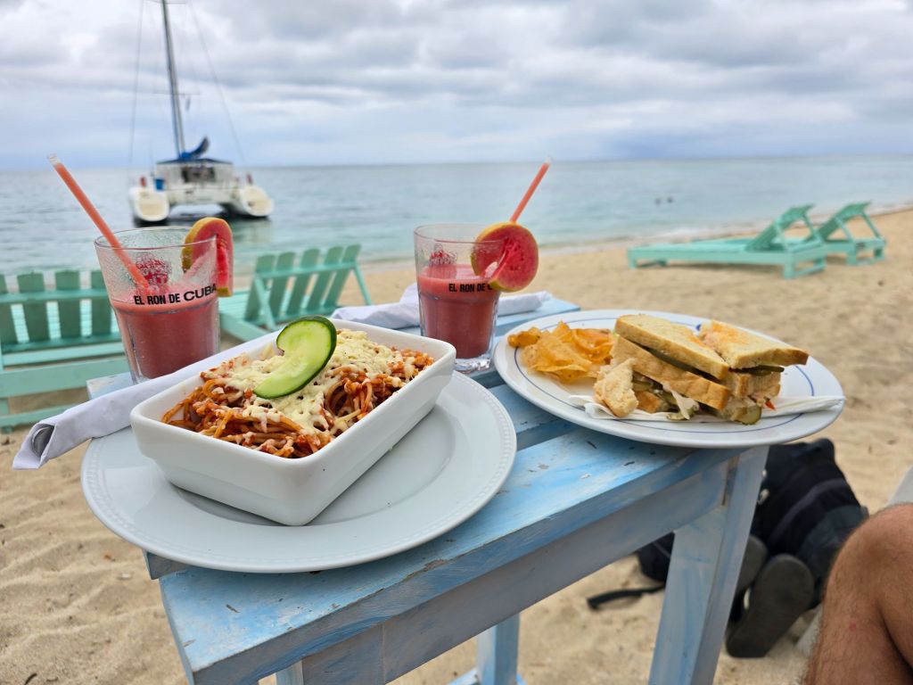 Mittagessen heute mit Ausblick