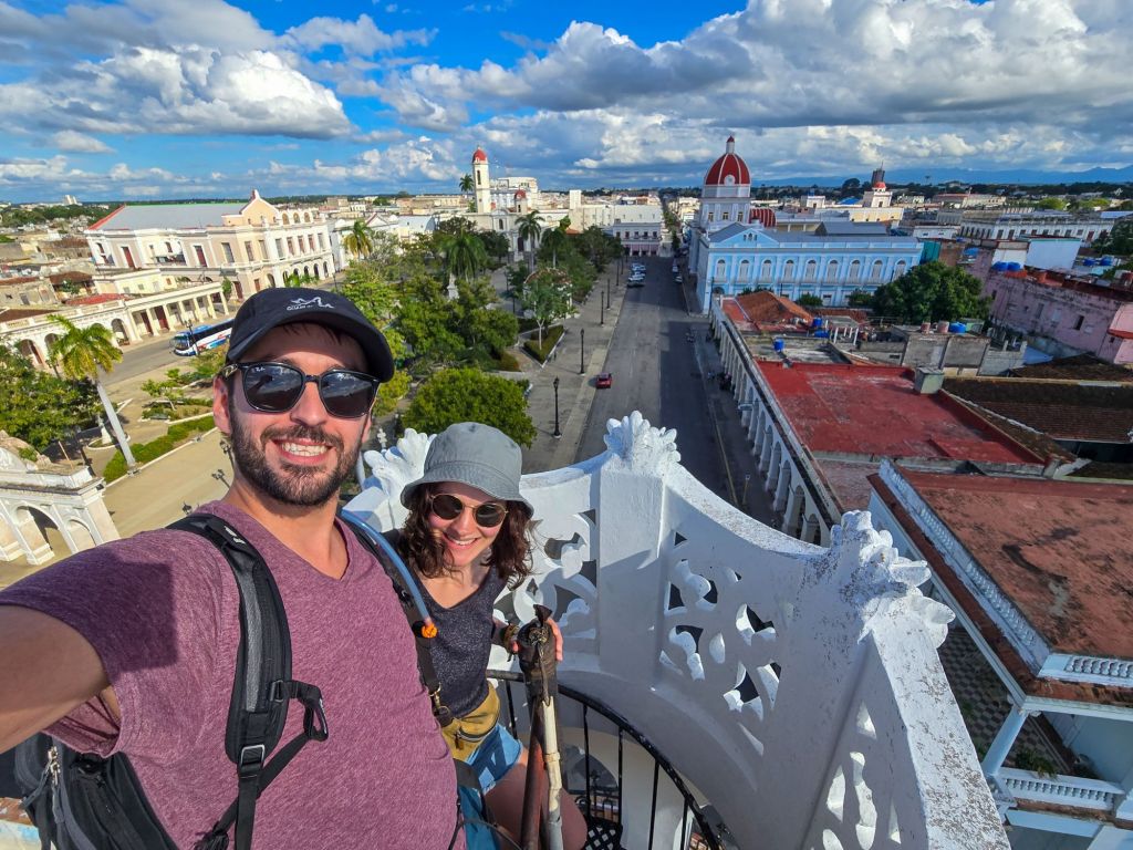 Von ganz oben gabs natürlich ein Selfie