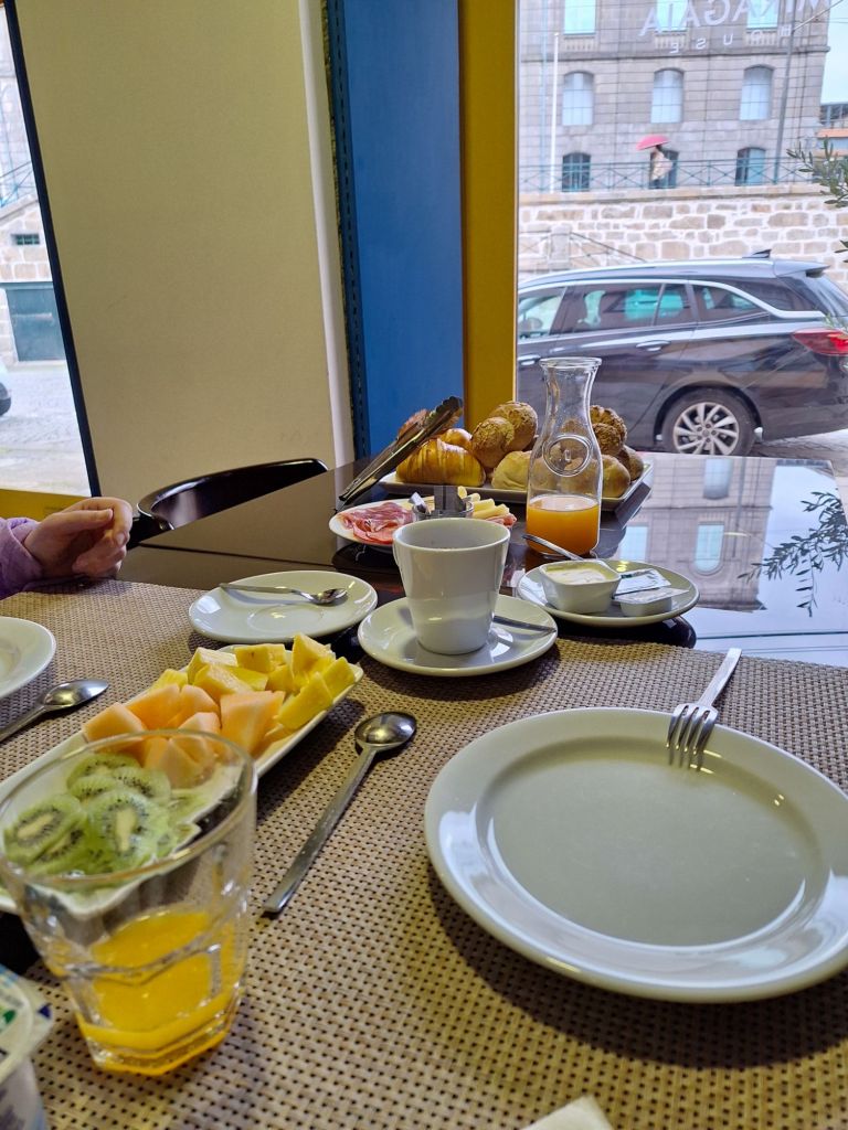 Unser sehr üppiges Frühstück