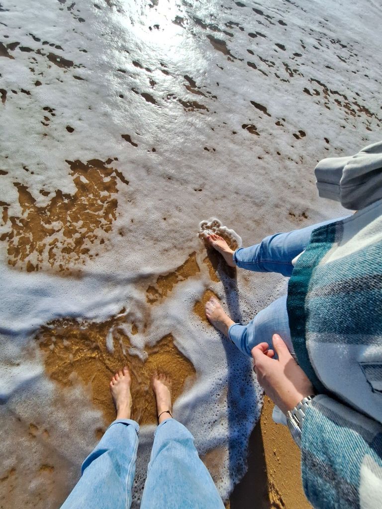 Das erste Mal im Meer dieses Jahr 😍