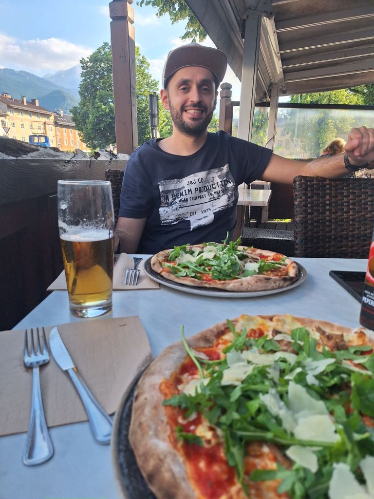 Nach der langen Fahrt verdient!