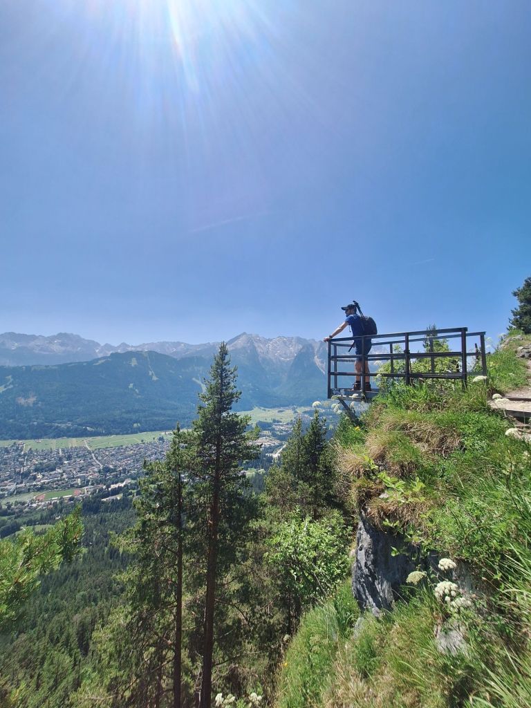 Zwischendurch mal Aussicht genießen