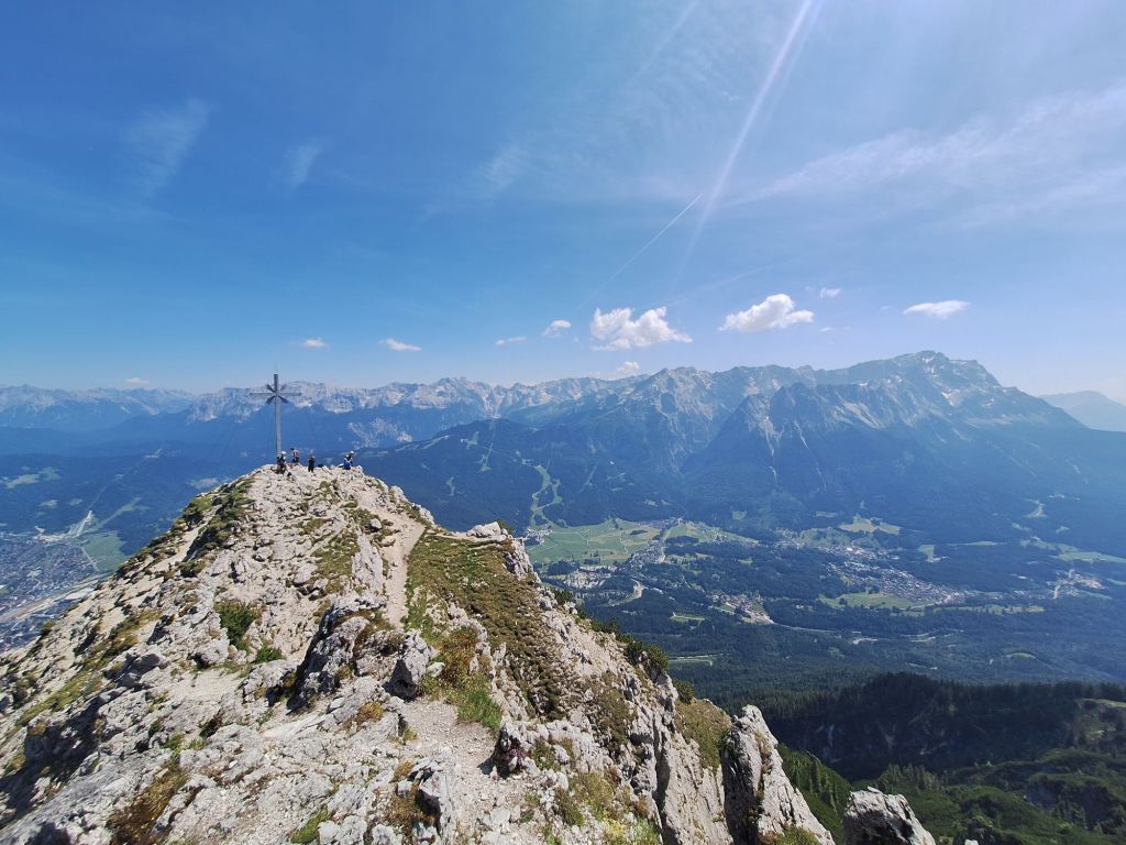 Ein herrlicher Ausblick am Gipfel