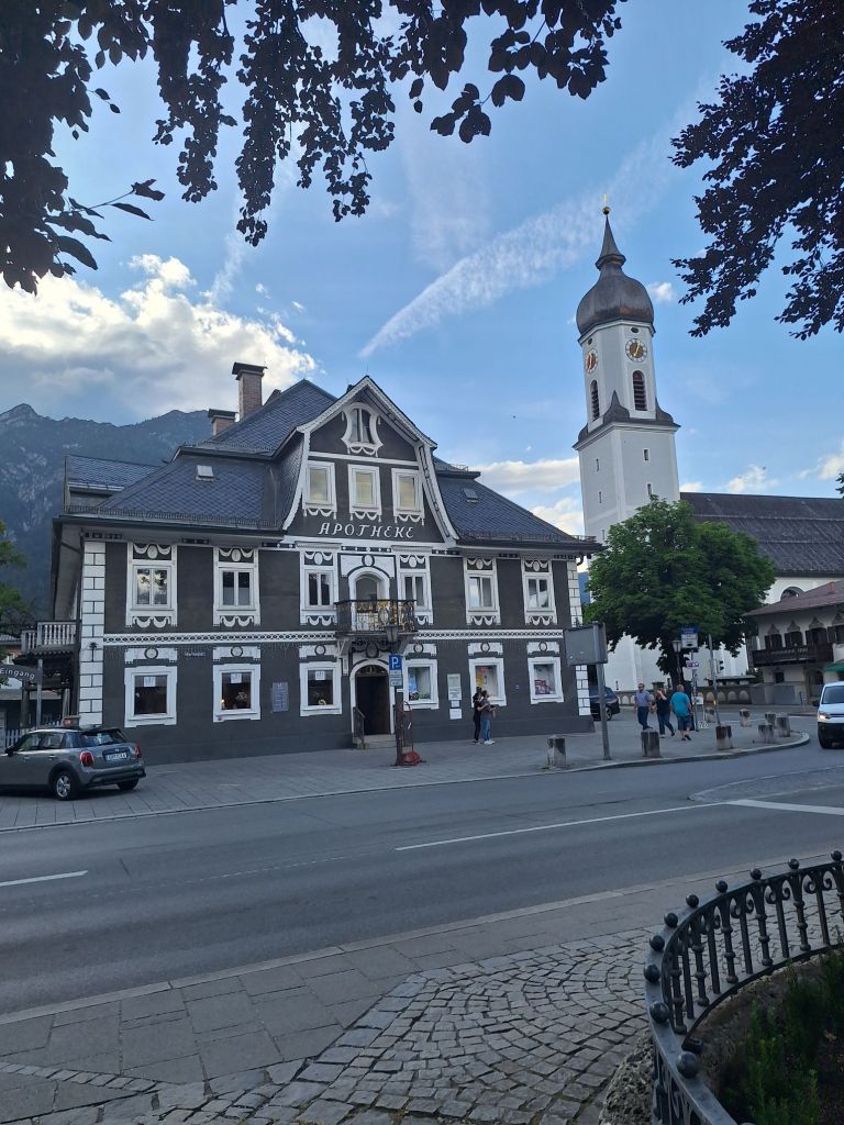 Unser Ausblick beim Burger essen ☺️