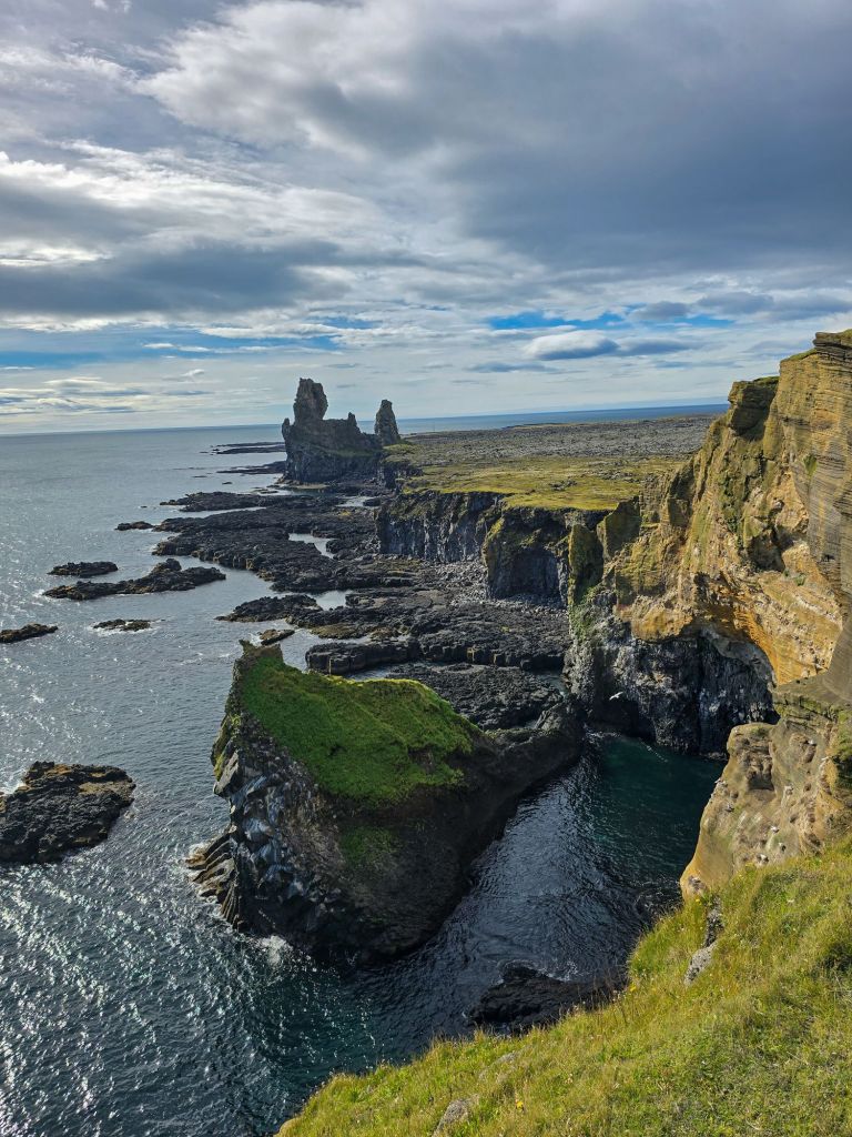 Die tolle Aussicht auf den Lóndrangar