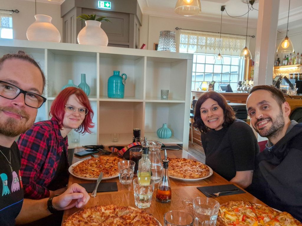 Mensch hab ich mich aufs Essen gefreut