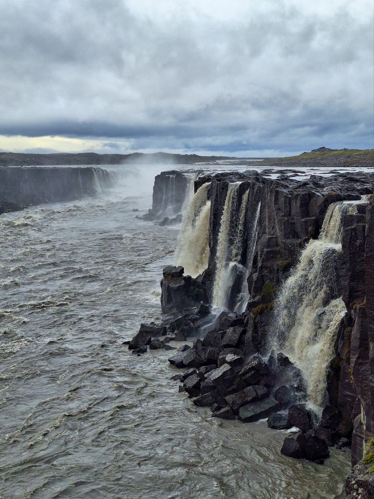 Der Blick auf den Selfoss