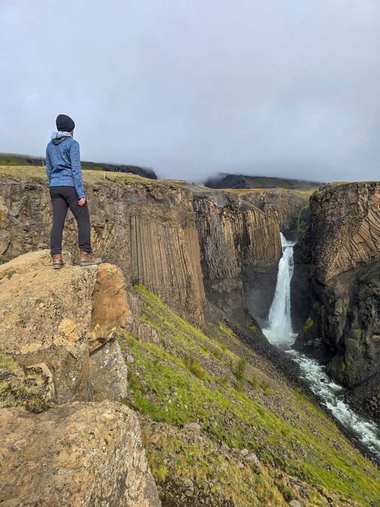 Blick auf den Litlanesfoss