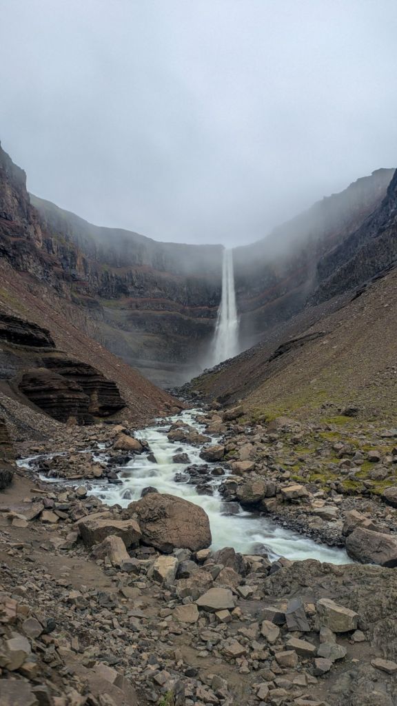 Der Hengifoss in mystisch