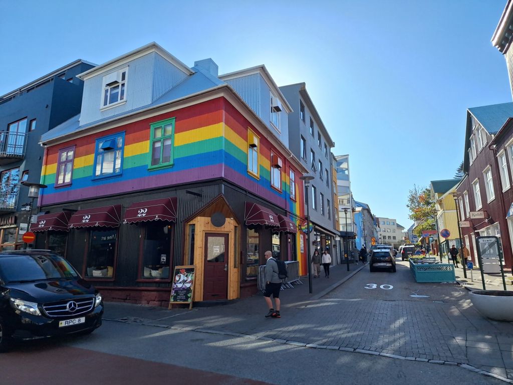 Überall schöne bunte Häuser