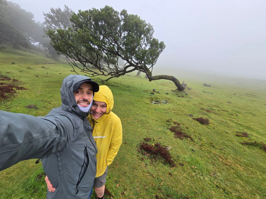 Auch im Nebel gibt's natürlich ein Selfie