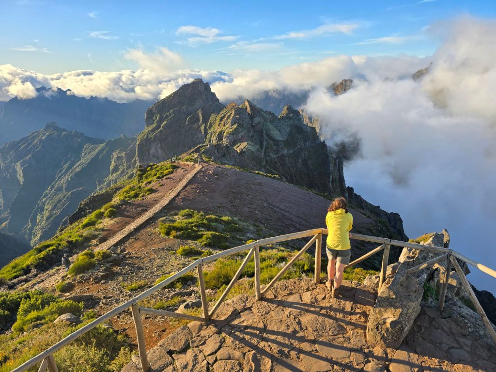 Die Aussicht kann man eine Weile genießen
