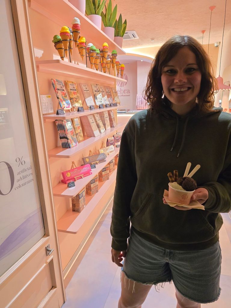 Eis musste heute nochmal sein!