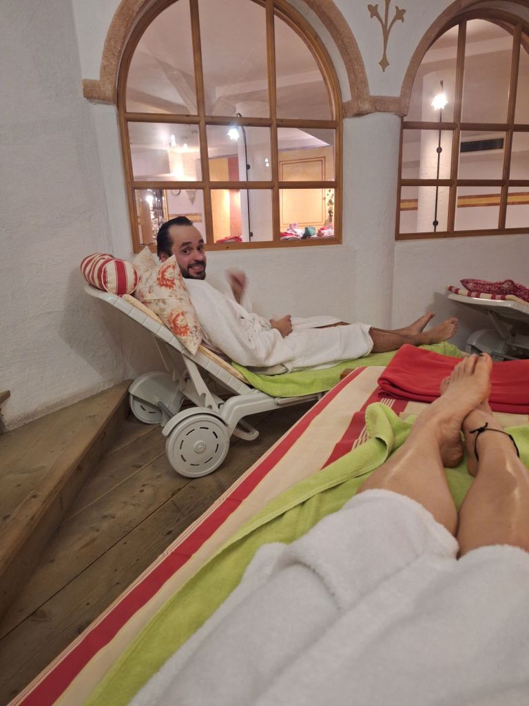 Hier wird fleißig entspannt