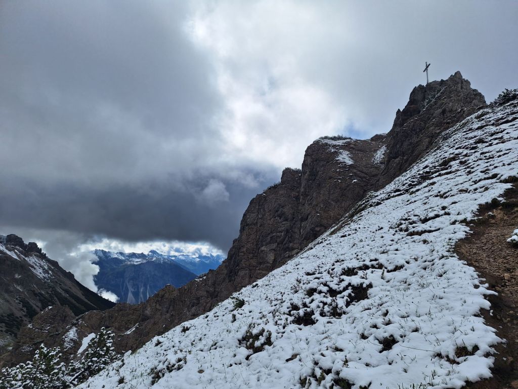 Die Wolken kamen zum Glück nicht näher