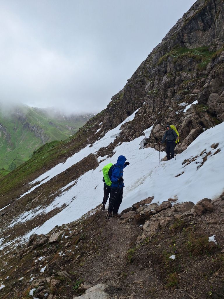 Ein Schneefeld nach dem anderen