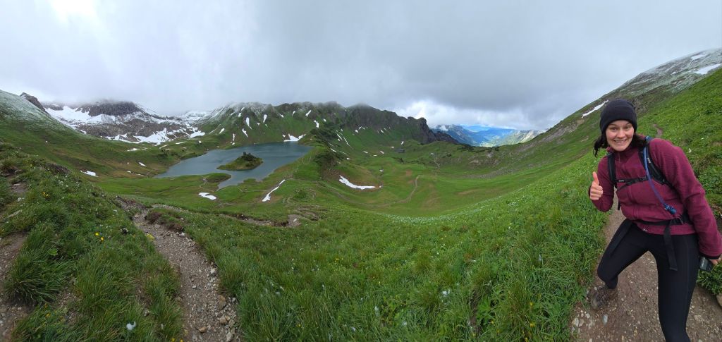 Der tolle Blick auf den Schrecksee
